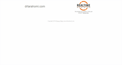 Desktop Screenshot of drtarahomi.com