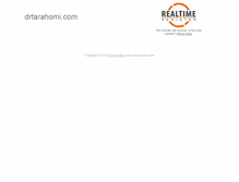 Tablet Screenshot of drtarahomi.com